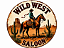 PLACA DECORATIVA WILD WEST SALOON - Imagem 1