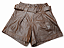 SHORTS DE COURO ZONA COUNTRY MARROM ESCURO - Imagem 2