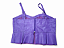 CROPPED DE COURO ZONA COUNTRY ROXO - Imagem 3