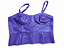 CROPPED DE COURO ZONA COUNTRY ROXO - Imagem 2