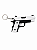 CHAVEIRO ARMA PRETO/BRANCO - Imagem 1