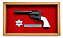 REPLICA COLT PEACEMAKER 4" MODEL. CAVALLARY CAB/BRANCO - Imagem 1