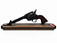 REPLICA COLT PEACEMAKER 4"MODEL. CAVALLARY .45 SUPORTE/CRUZ CAB/MARROM - Imagem 1