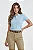 POLO TXC FEMININO SLIM BORDADO AZUL BEBE 27057E - Imagem 1