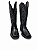 BOTA VIMAR AVESTRUZ FOSSIL PRETO 13252 - Imagem 1