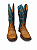 BOTA VIMAR FOSSIL VENEZA CARAMELO/TURQUESA 13238 - Imagem 1