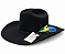 CHAPEU PRALANA JOURNEY FELT II PRETO 12457 - Imagem 1