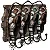 SUPORTE PORTA CASACO RESINA MADEIRA ESPORA 87-9801 - Imagem 4