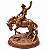 ESTATUETA COWBOY RODEIO BRONCO KIDDY DE PLA 12X12X15cm - Imagem 1
