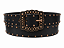 CINTO ZONA COUNTRY FEMININO PRETO CRAVO - Imagem 1