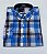 CAMISA AUSTIN M/L XADREZ AZUL - Imagem 1