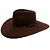 CHAPEU PRALANA 5X CAMPO II ABA10 CAFE 12335 - Imagem 1