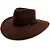 CHAPEU PRALANA 5X CAMPO II ABA10 CAFE 12335 - Imagem 2
