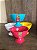 Conjunto Porta Sorvete com 4 Taças Coloridas para Sobremesa - Ou - Imagem 4