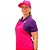 Conjunto de Uniforme Feminino Contendo Boné e Avental Pink com Camisa Polo Roxa - Imagem 3