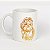 Caneca de cerâmica Shih-tzu Dourado - 325ml - Imagem 1