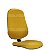 Assento e Encosto para Cadeira de Escritório Presidente Ravan espuma injetada RVPAE02P Cadeira Brasil - Imagem 2