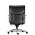 Cadeira Diretor New Onix Frisokar Mecanismo Excêntrico e Braços Fixos Alumínio Sintético Preta FK155 - Imagem 3
