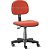 Cadeira de Escritório Giratória Secretária Regulável Vermelho RVS06 Tecido Saldão - Imagem 1
