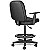 Cadeira Caixa Alta Executiva Giratória para Escritório Braços Reguláveis Siena CB 1475 Preto Sintético FTS - Imagem 3