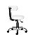 Cadeira Mocho Estética, Odontologia, Tatuador, Fisioterapia Cromado Cadeira Brasil Slim CB 1536 PTM - Imagem 1