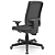 Cadeira Ergonômica Presidente Brizza Ergonômica Escritório Giratória Braços Regulável PX002 Cadeira Brasil PTE - Imagem 3