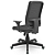 Cadeira Giratória Presidente Brizza Escritório Braços Regulável Relax PX003 Cadeira Brasil PTE - Imagem 3