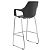 Banqueta Alta Trapezoidal Cromada Onix OX222 Cadeira Brasil - Imagem 12