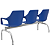Longarina 3 Lugares Cromada Onix OX233 Cadeira Brasil - Imagem 9