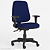 Cadeira Ergonômica Job Diretor NR17 Giratória para Escritório FK131 PTE - Imagem 5