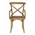 Cadeira Fixa Design Blend Madeira com Braço Cadeira Brasil XLX22 - Imagem 3