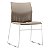 Kit com 4 Cadeiras Coletiva - Estrutura Fixa Cinza - Sheen CB 974 XLX22 - Imagem 2