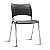 Kit com 5 Cadeiras Empilháveis Coletiva - Estrutura Fixa Cromada - Luster CB 1226 XLX22 - Imagem 1