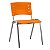 Kit com 5 Cadeiras Empilháveis Coletiva - Estrutura Fixa Cinza - New Luster CB 1284 XLX22 - Imagem 1