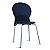 Kit com 5 Cadeiras Coletiva - Estrutura Fixa Cinza - Sharp CB 1194 XLX22 - Imagem 1