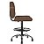Cadeira Caixa Executiva Cromada com Apoio de Pés Preto Siena Plus CB 1405 XLX22 - Imagem 2