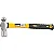 Martelo bola 300g aço forjado cabo fibra emborrachado Vonder - Imagem 1
