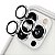 Película para lente de Câmera iPhone 12 Pro Max - Coverage Frame Prata - Gshield - Imagem 1