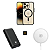 Kit Magsafe iPhone: Carregador Wireless Magsafe + Carregador Portátil Nano Snap Wireless Preto + Capa Magsafe Preta - Gshield - Imagem 2