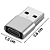 Adaptador Tipo C / USB - Prata - Gshield - Imagem 3