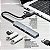 Adaptador Dock Station 4 em 1 com Entrada USB-C (Tipo c) e Adaptador USB-A, Expansor Multiportas com 1 USB 3.0 e 3 USB 2.0 para Computador, Notebook, Periféricos - Imagem 2