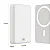 Carregador Portátil Wireless MagPower 5.000 mAh - Branco - Gshield - Imagem 5