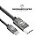 Cabo Symetric - Cinza - Lightning / Tipo C - 1,5M - Gshield - Imagem 2