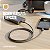 Cabo Symetric - Cinza - Tipo C / USB-A - 1,5M - Gshield - Imagem 3