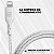 Cabo Lightning / Tipo-C para iPhone MFI Certificado 1,5m Branco - 6 Anos de Garantia - Ultra Safe  - Gshield - Imagem 3