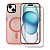 Kit Capa Magsafe Pro Rosa e Pelicula Coverage 5D Pro Preta para iPhone 15 - Gshield - Imagem 1