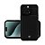 Kit Capa Symetric Preta e Pelicula Ultra Glass Preta para iPhone 15 Pro - Gshield - Imagem 3