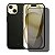 Kit Capa Couro Dual Preta e Película Defender Pro Privacidade para iPhone 15 Plus - Gshield - Imagem 1