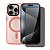 Kit Capa Magsafe Pro Rosa e Pelicula Defender Pro Privacidade para iPhone 15 Pro - Gshield - Imagem 1