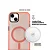 Kit Capa Magsafe Pro Rosa e Pelicula Ultra Glass para iPhone 15 - Gshield - Imagem 6
